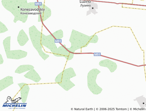 MICHELIN Kedr SNT map - ViaMichelin