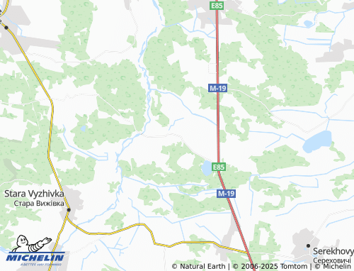 MICHELIN Brunetivka map - ViaMichelin