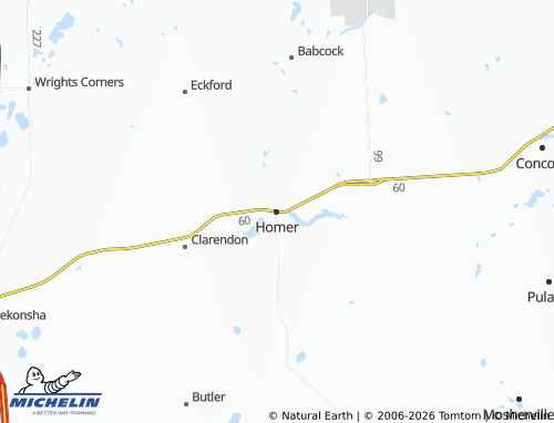 Mappa MICHELIN Homer - ViaMichelin