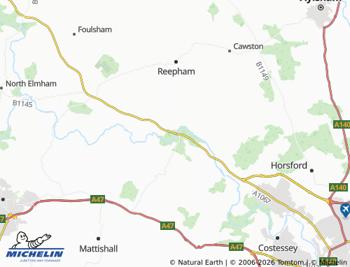 Carte MICHELIN Lenwade - ViaMichelin