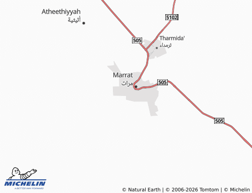MICHELIN-Landkarte al-Ghadeer - ViaMichelin