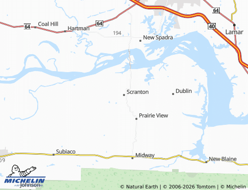 Mappa MICHELIN Scranton - ViaMichelin