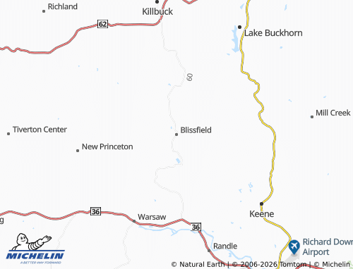 Mapa MICHELIN Blissfield - ViaMichelin