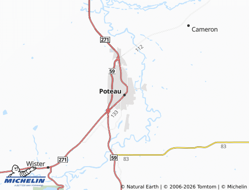 Mapa MICHELIN Poteau - ViaMichelin
