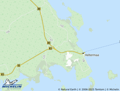 MICHELIN Hilleste map - ViaMichelin