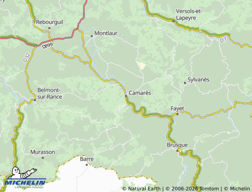 Mappa MICHELIN Camarès - ViaMichelin
