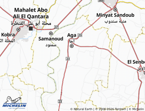 Mapa MICHELIN Munsha'at Abd al-Nabi - ViaMichelin