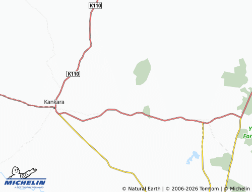 Mappa MICHELIN Kurba - ViaMichelin