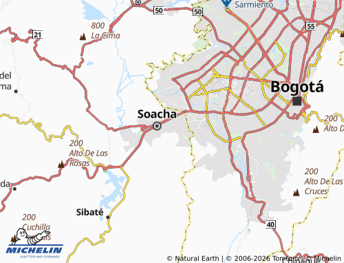 Mapa MICHELIN El Bosque - ViaMichelin