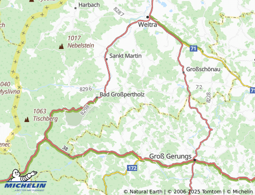 MICHELIN-Landkarte Seifritz - ViaMichelin
