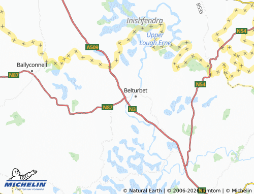 Mappa MICHELIN Kilconny - ViaMichelin