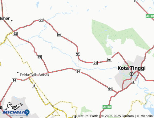 MICHELIN Kampung Kempas map - ViaMichelin