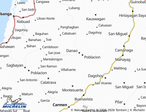 MICHELIN Hibale map - ViaMichelin