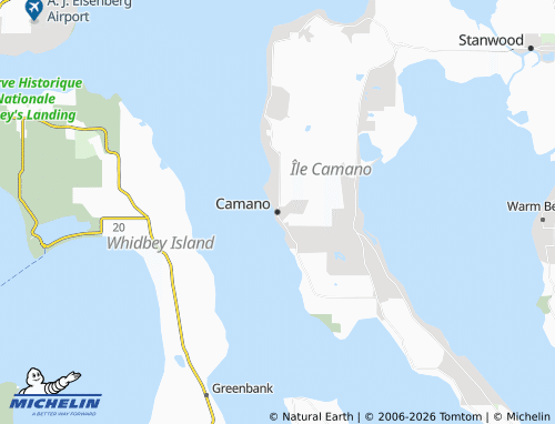 Mapa MICHELIN Camano - ViaMichelin