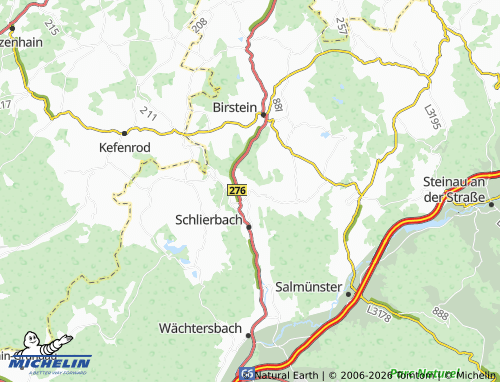 Mapa MICHELIN Hellstein - ViaMichelin