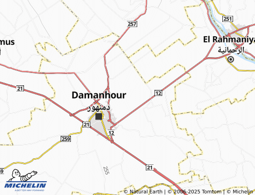 MICHELIN Manshiat El Awkaf map - ViaMichelin