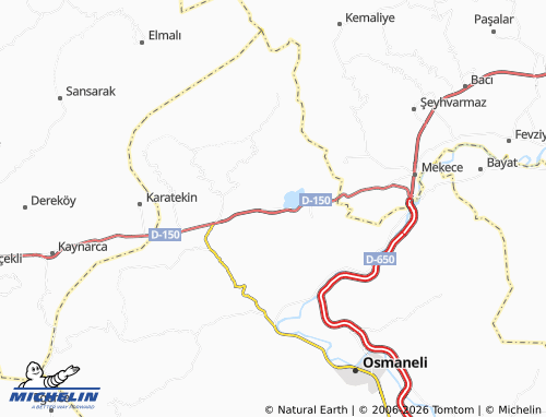 Mappa MICHELIN Çerkeşli - ViaMichelin