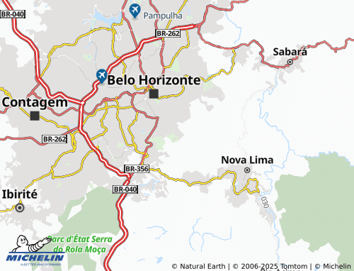 Carte MICHELIN Mangabeiras - ViaMichelin