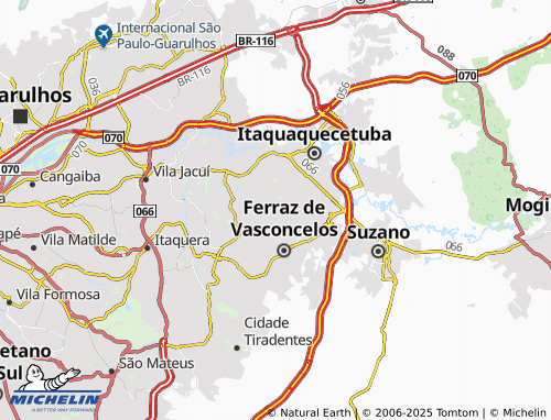 MICHELIN Chácara Laguna map - ViaMichelin