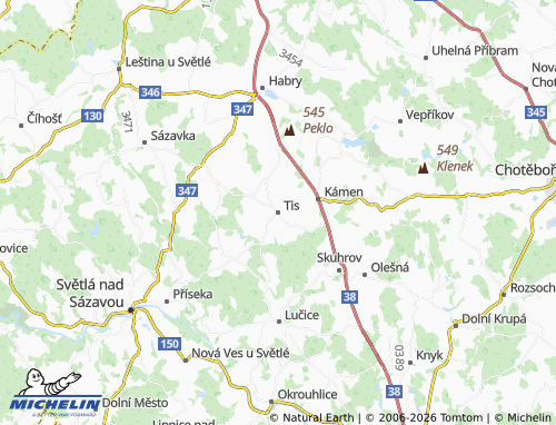 Mappa MICHELIN Tis - ViaMichelin