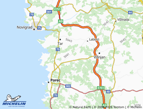 MICHELIN-Landkarte Gedići - ViaMichelin