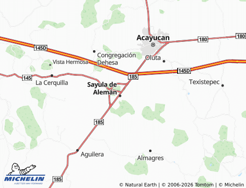 Mapa MICHELIN Petróleo - ViaMichelin