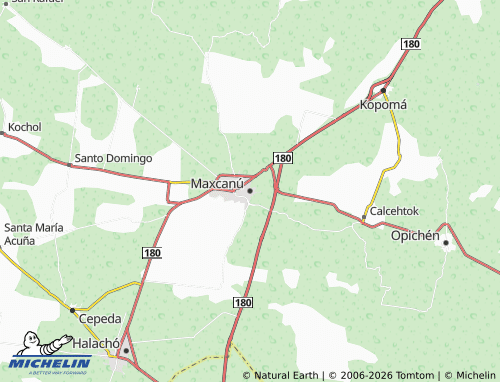 Mapa MICHELIN Maxcanú - ViaMichelin
