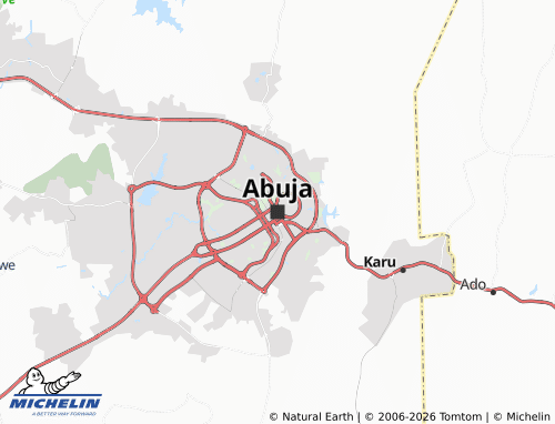 Mappa MICHELIN Abuja - ViaMichelin