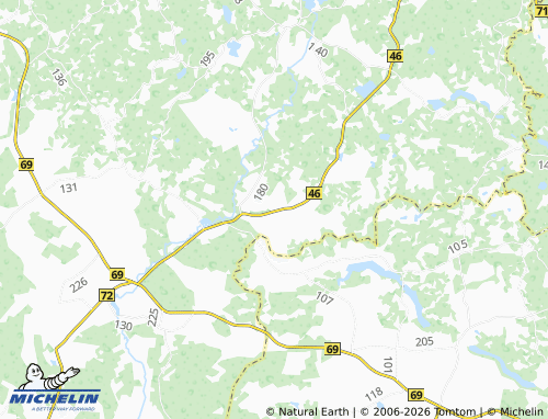 MICHELIN Risttee map - ViaMichelin