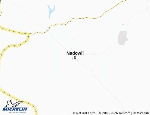 MICHELIN Nadowli map - ViaMichelin
