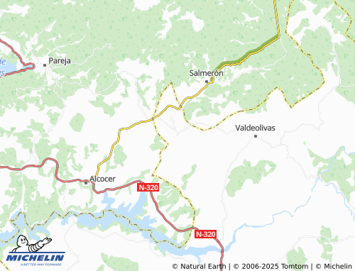 MICHELIN Salmeroncillos de Abajo map - ViaMichelin