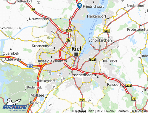 MICHELIN Vorstadt map - ViaMichelin