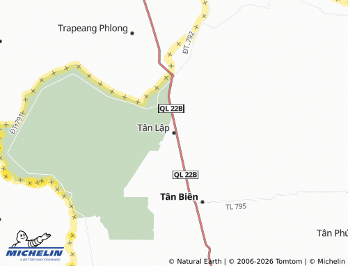 Carte MICHELIN Tân Lập - ViaMichelin
