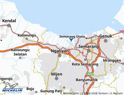 MICHELIN Tugu map - ViaMichelin