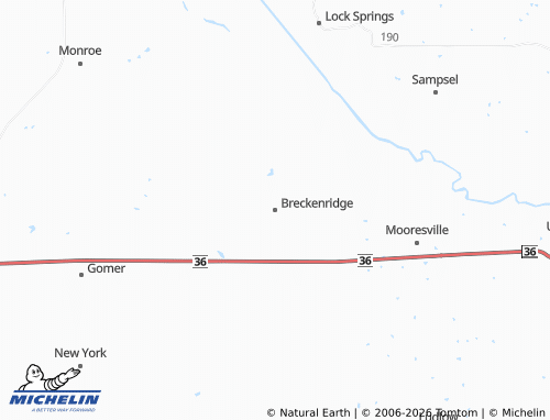 Mapa MICHELIN Breckenridge - ViaMichelin