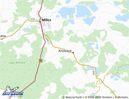 Mappa MICHELIN Wierzchowice - ViaMichelin
