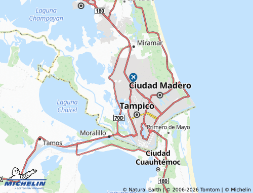 MICHELIN Lomas del Chairel map - ViaMichelin