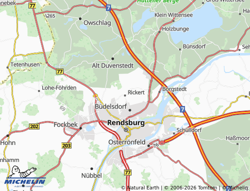 MICHELIN Rickert map - ViaMichelin