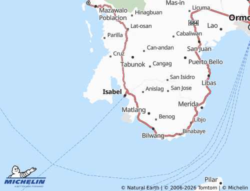 MICHELIN Isabel map - ViaMichelin