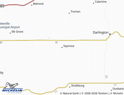 Carte MICHELIN Seymour - ViaMichelin