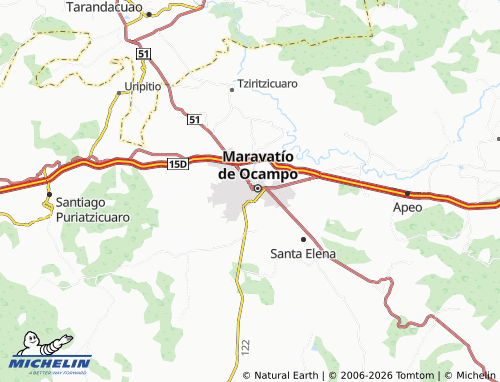 Mapa MICHELIN Sabinos del Valle - ViaMichelin