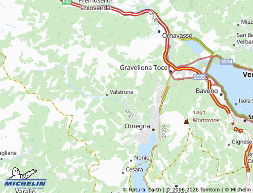 Mappa MICHELIN Loreglia - ViaMichelin