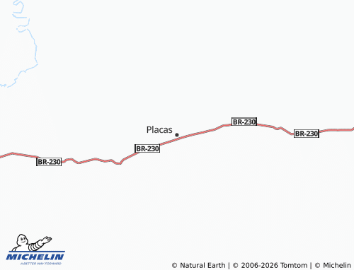 Mapa MICHELIN Placas - ViaMichelin