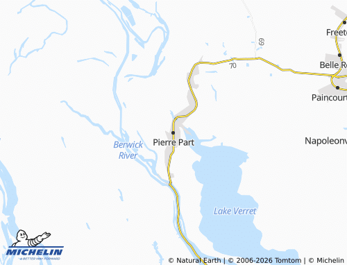 Carte MICHELIN Pierre Part - ViaMichelin