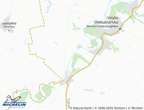 MICHELIN-Landkarte Zaporizhzhia - ViaMichelin