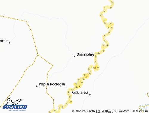 Mappa MICHELIN Diamplay - ViaMichelin