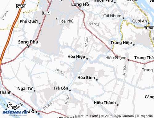MICHELIN-Landkarte Hòa Lộc - ViaMichelin