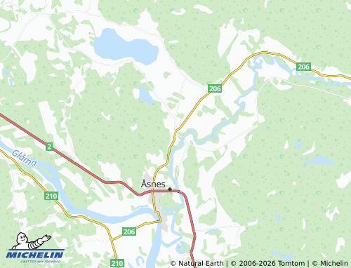 MICHELIN-Landkarte Kjellmyra - ViaMichelin
