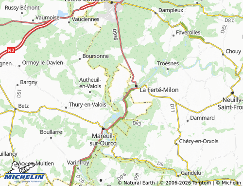 Mapa MICHELIN Marolles - ViaMichelin