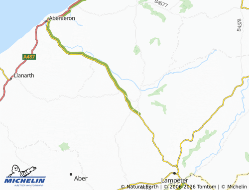 Mappa MICHELIN Felinfach - ViaMichelin